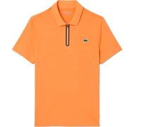 Polo da tennis da uomo Lacoste Ultra Dry Stretch Jacquard Tennis - orange - Arancione (M)