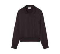 Lacoste - Polo a maniche lunghe in raso - - Tops - Donna - Marrone - S