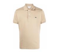 Lacoste - Polo Beige in Cotone con Patch Logo - -Tops -Uomo -Beige -2XL