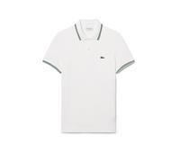 Lacoste, ,Tops ,Uomo ,Bianco ,L Polo L.12.12 dal Taglio Regolare con Dettagli a Contrasto