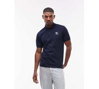 Lacoste - Polo blu navy con logo bianco 34