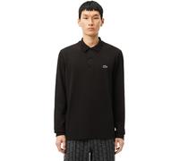 LACOSTE Polo Classic Cotton, manica lunga, nero