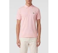 LACOSTE Polo classica a maniche corte in cotone con logo patch 6 Rosa