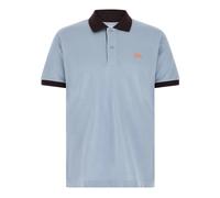 Polo Lacoste Classic Fit Contrast Rib manica corta blu - XL