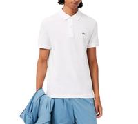 Lacoste Polo classica da uomo a maniche corte in piqué, bianco, 4XL