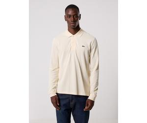 Lacoste - Polo Classique ML L1312 Croco Bianco - Abbigliamento XL Bianco