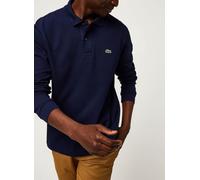 Lacoste - Polo Classique ML L1312 Croco Blu - Abbigliamento XL Blu
