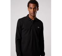 Lacoste - Polo Classique ML L1312 Croco Nero - Abbigliamento XL Nero