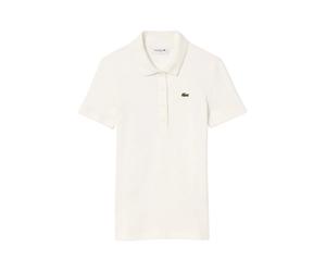Lacoste - Polo con Colletto a Costine - - Tops - Donna - Bianco - S