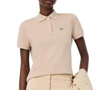Lacoste Polo da donna beige Regular Fit, beige, 40