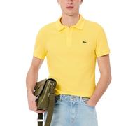 Lacoste Polo da uomo Petit Piqué Slim Fit, giallo., 4XL
