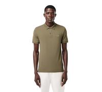 Polo Lacoste Slim Fit manica corta verde kaki - M