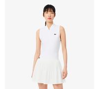Polo da donna Lacoste Sleeveless Ultra Dry Stretch Tennis - white - Bianco (L)