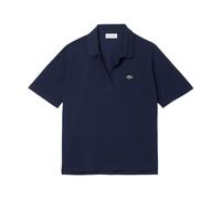 Lacoste - Polo in Piqué Fluido dal Taglio Rilassato - - Tops - Donna - Blu - S