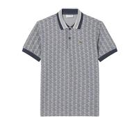 Lacoste - Polo Jacquard con Monogramma dal Taglio Classico - - Tops - Uomo - Grigio - 2XL
