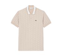 Lacoste - Polo Jacquard Monogramma Vestibilità Classica - - Tops - Uomo - Beige - M