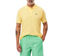 Lacoste polo manica corta 12.12 in piquè giallo 5