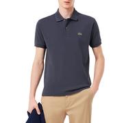 Lacoste polo manica corta 12.12 in piquè grigio scuro