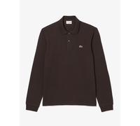 Lacoste Polo Manica Lunga 1312 Marrone-SKB da Uomo III / S Marrone