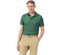 LACOSTE Polo Performance Print, verde/bianco