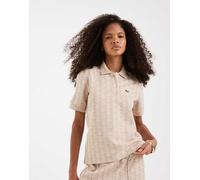 Lacoste - Polo rosa chiaro con monogramma in coordinato 35-37