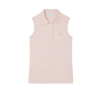 Lacoste - Polo Slim Fit Senza Maniche Elasticizzata - - Tops - Donna - Rosa - S