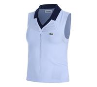 Polo da donna Lacoste Sleeveless Stretch Knit Tennis - purple/navy blue - Viola (M/L)