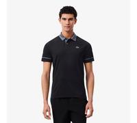 Lacoste Novak Djokovic On Court Short Sleeve Polo Nero M Uomo