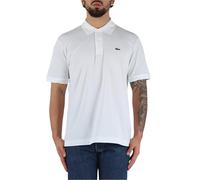 LACOSTE - Polo bianca con mini logo classic fit per uomo