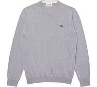 Lacoste Pullover da Uomo con Collo Rotondo Organico Grigio Chiaro III/S Grigio
