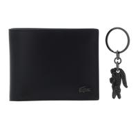 LACOSTE portafoglio Billfold Key Ring Box S Noir