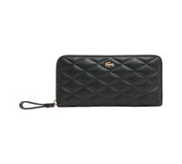 Lacoste - Portafoglio grande con patta in pelle Crocodelle - -Accessories -Donna -Nero -ONE SIZE