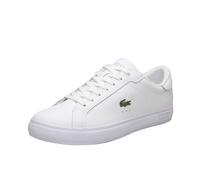 Lacoste Powercourt - Sneakers In Pelle Bianco - Taglia 42.5 [8.5 US 26.7cm] Uom