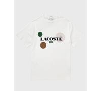 Lacoste Printed Cotton Jersey Tee men Shortsleeves white in taglia:M