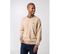 Lacoste - Pull Col Rond AH5158 Beige - Abbigliamento M Beige
