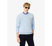 Lacoste Pullover da Uomo con Collo Rotondo Organico Blu Chiaro-T01 da Uomo V / L Azzurro
