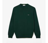 Lacoste Pullover da Uomo con Collo Rotondo Organico Blu Cielo VI / XL Green