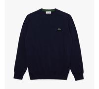 Lacoste Pullover da Uomo con Collo Rotondo Organico Blu Navy III / S Blu