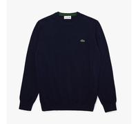 Lacoste Pullover da Uomo con Collo Rotondo Organico Blu Navy X / 5XL Blu