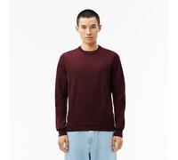 Lacoste Pullover da Uomo in lana con Collo Rotondo Bordeaux Scuro III / S Bordeaux