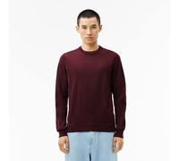 Lacoste Pullover da Uomo in lana con Collo Rotondo Bordeaux Scuro VII / 2XL Bordeaux