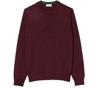 Lacoste Pullover da Uomo in lana Merino con Collo Rotondo Fango III / S