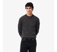 Lacoste Pullover da Uomo in lana Merino con Collo Rotondo Grigio III / S Grigio