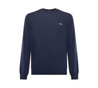Lacoste Pullover girocollo in lana Blu-3GF da Uomo VIII / 3XL Blu