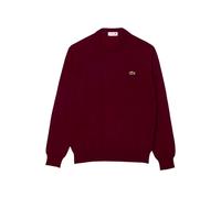 Lacoste Pullover girocollo in lana Bordeaux da Uomo V / L Bordeaux