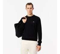 Lacoste Pullover girocollo in lana Nero-031 da Uomo VI / XL Nero