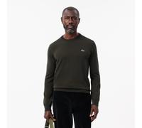 Lacoste Pullover girocollo in lana Verde da Uomo VII / 2XL Green