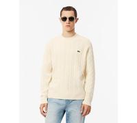 LACOSTE PULLOVER GIROCOLLO - PANNA - AH2924-XFJ