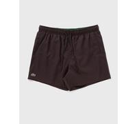 Lacoste Quick-Dry Swim Trunks men brown in taglia:S
