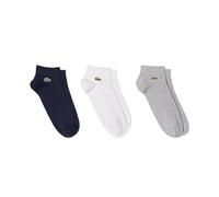 Lacoste RA2917 Calzini, Argento Cina/Blu Navy-WH, 43-46 Unisex-Adulto